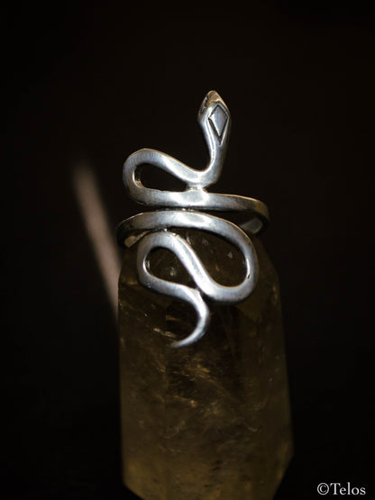 Sterling Silver Snake Ring